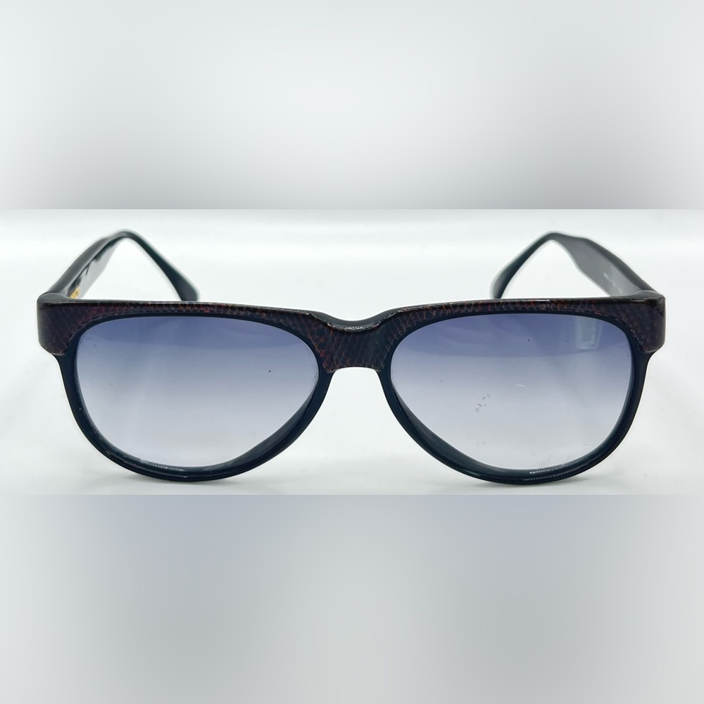 Vintage Missoni M126S Black Brown Oval Sunglasses Frames - Picture 3 of 8